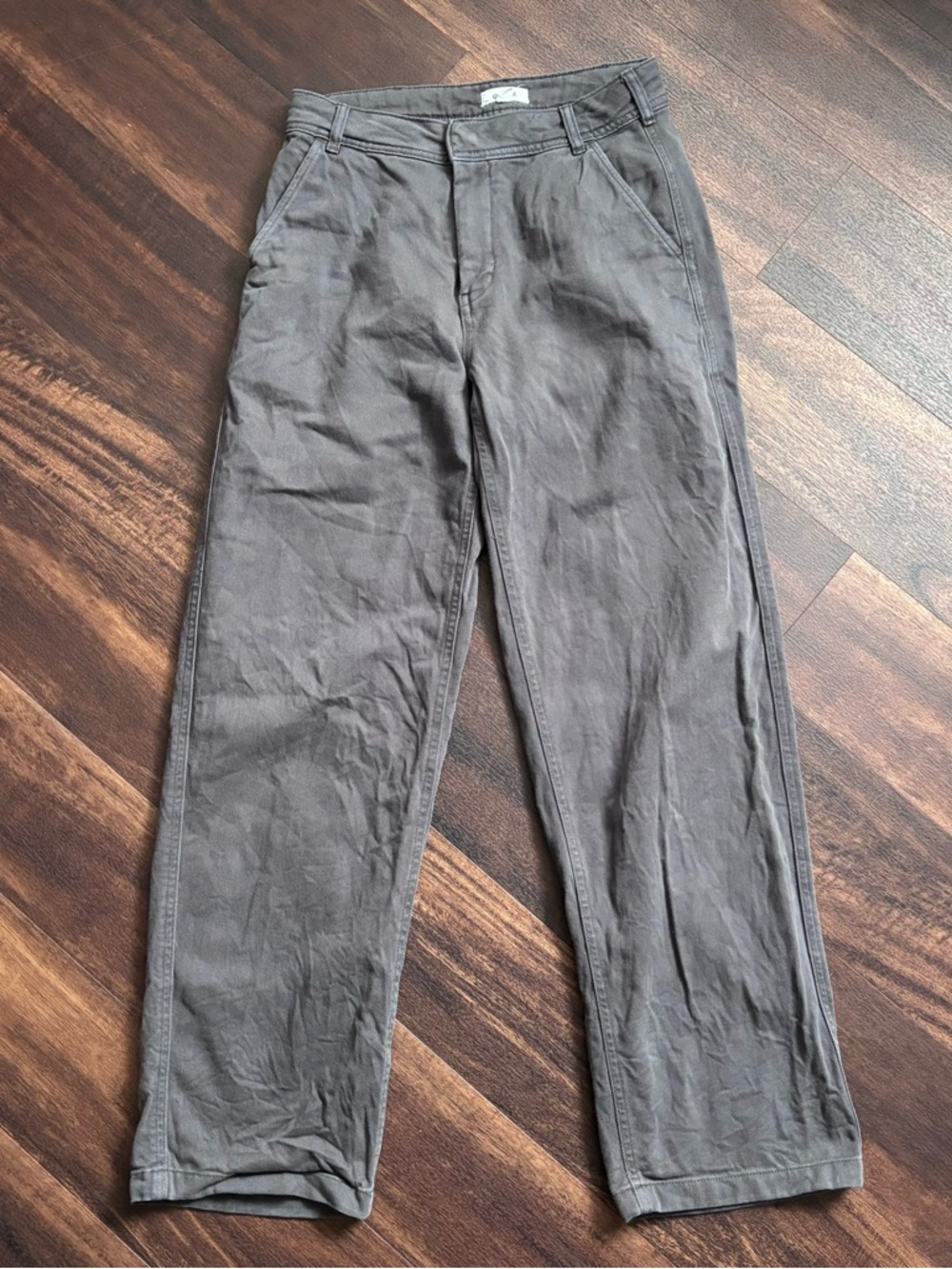 Garage women’s Gray Casual Straight-Leg baggy Pants size 1